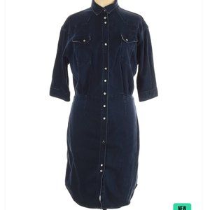 Paul X Blue Jean Dress Size 46 (IT) or sz 10